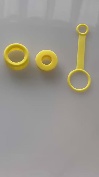 GAB Magic Joystick Silicone, heat-changing color Adapt to Peak/Peak Pro/Proxy Chamber（Yellow）